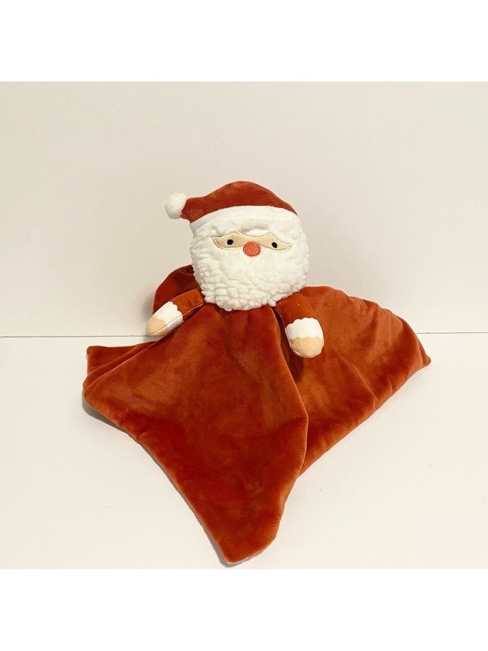 Little Holly Deer Lovey Santa Plush Baby Toy Soft Christmas Holiday Red Gift
